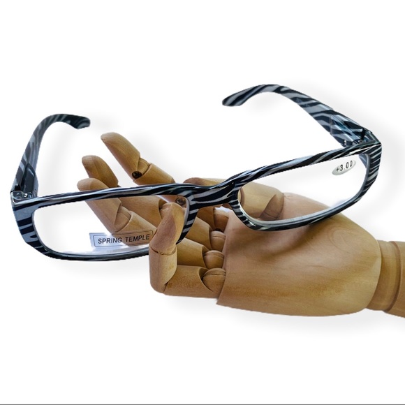 👓 🦓 JM NEW YORK Readers | Zebra Pattern | NWOT - Picture 3 of 8